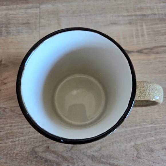 Vintage Pier One large mug with Owls mama and baby - Picture 5 of 6